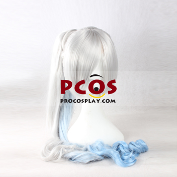 Picture of RWBY White Trailer Weiss Schnee Grey and Blue Gradient Cosplay Wigs 330B mp002411