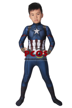 Picture of Endgame Captain America Steve Rogers Cosplay Costume for Kids mp005483