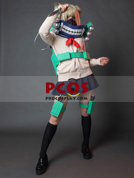 Traje de cosplay para uniforme escolar vestido de marinero disfraz de anime de Halloween Himiko Toga juego completo con accesorios para mujer 